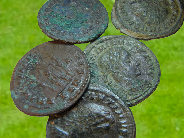 Ancient coin hoard